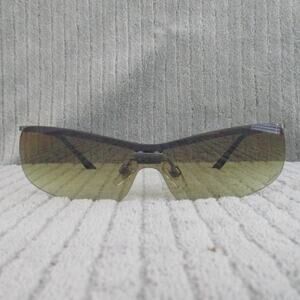 New Divine Eyewear Krista Chrome/Amber Gradient Sunglasses Women's NWT